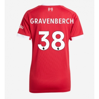 Billige Fotballdrakt Liverpool Ryan Gravenberch #38 Replika Hjemmedrakt Dame 2025-26 Kortermet